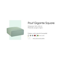 Pouf Gigante Square