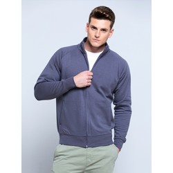 FELPA UOMO ZIP LUNGA PREMIUM